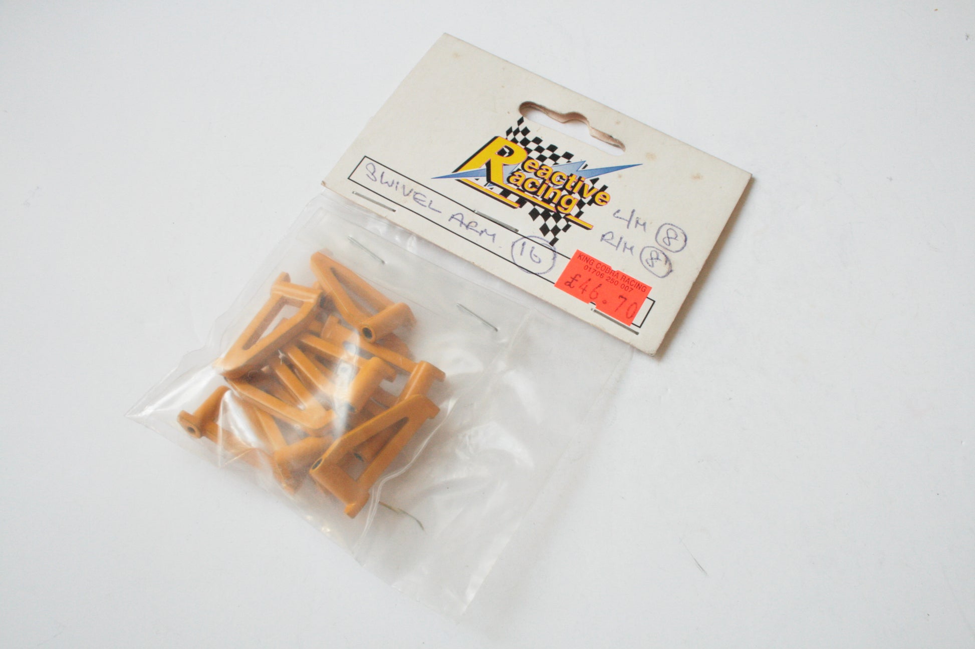 Reactive Racing Metal Swivel Arms (16) For 1/16 Wedico RC Trucks ...