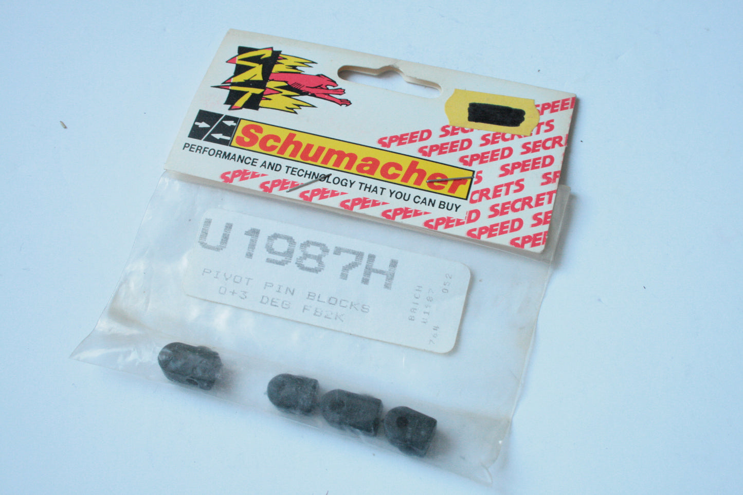 Schumacher U1987H Fireblade Pivot Pin Blocks 0 + 3D - U1987