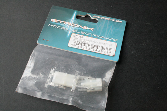 Etronix Tamiya Male/Female Connector Set w/Crimps ET0795