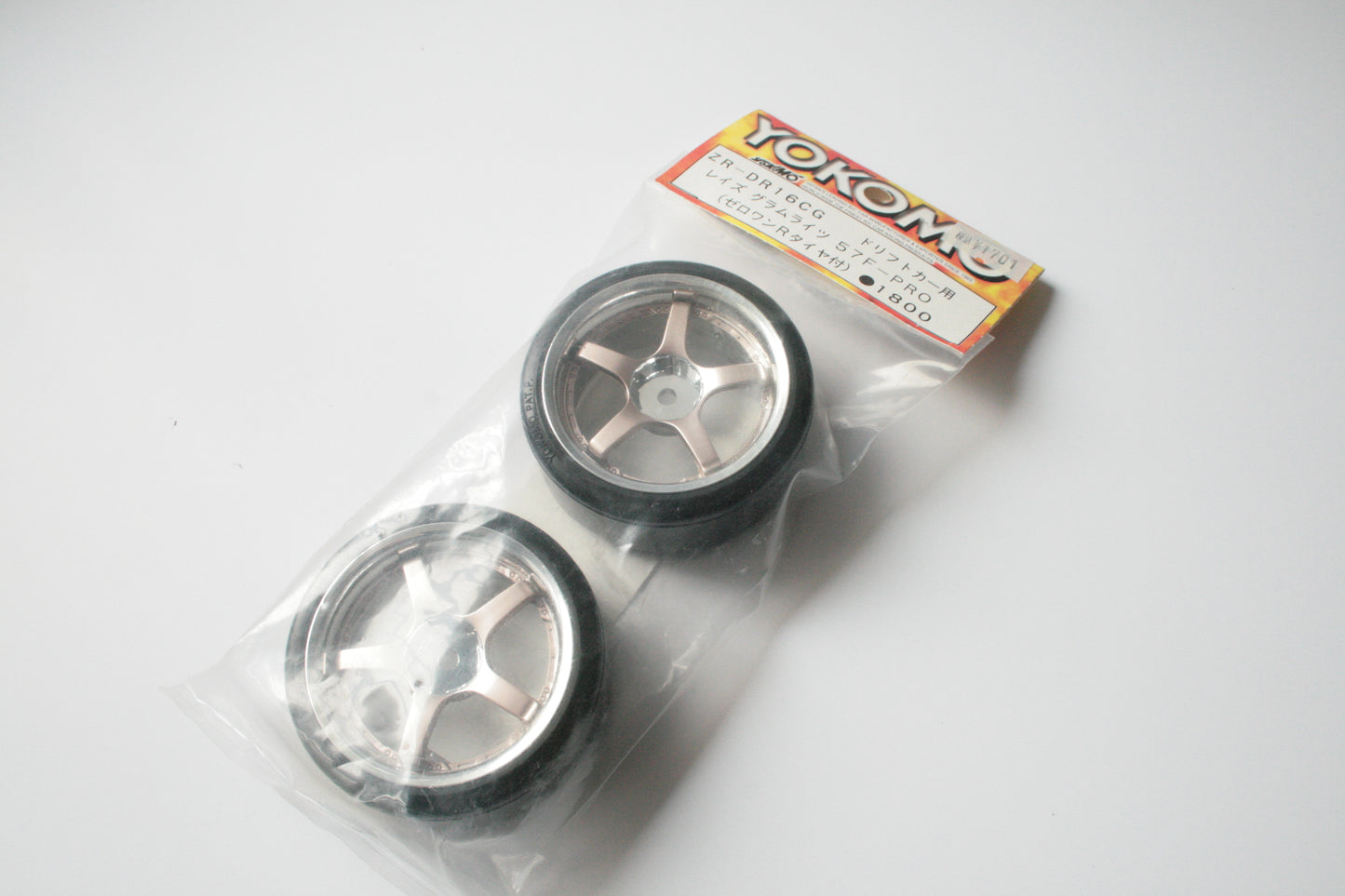 Yokomo ZR-DR16CG Rays 57F Pro Wheels & 01R Drift Tyres