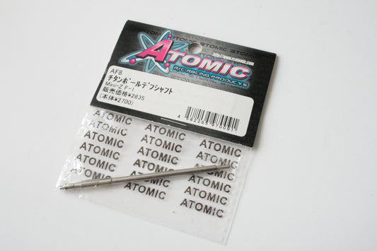 Atomic AF8 Titanium Ball Diff Shaft For Kyosho Mini-Z F1