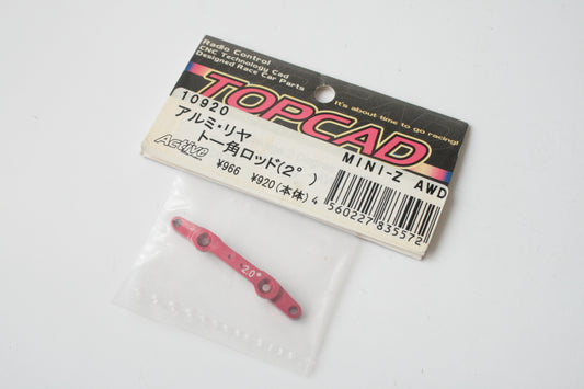 Topcad 10920 Red Alloy Toe Angle Rod 2 Degree For Kyosho Mini-Z AWD