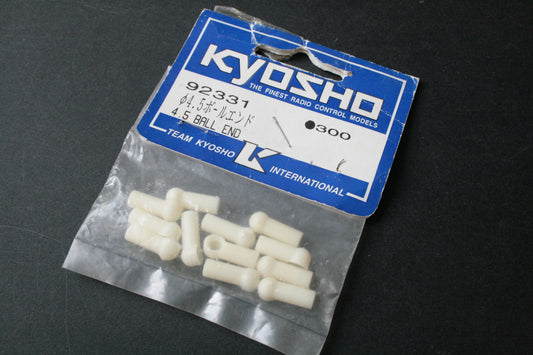 Kyosho 92331 White 4.5mm Ball Ends (Incomplete, Only 12 In Packet)