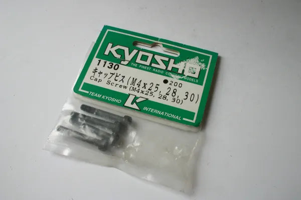 Kyosho 1130 Cap Head Screws M4 x 28mm (Incomplete, Only 4 x 28mm Screws)