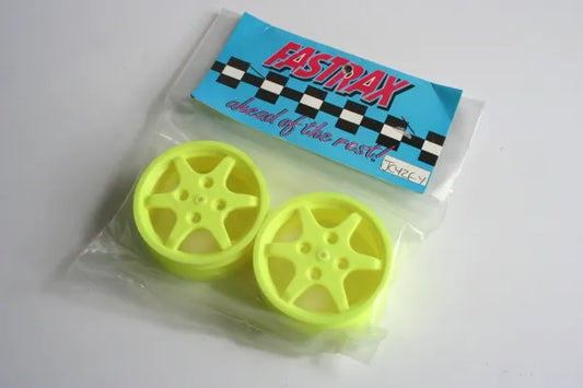 Fastrax JC Wheels Front Yellow Wheels For Yokomo YZ10 - JCYZF-Y YZ-10