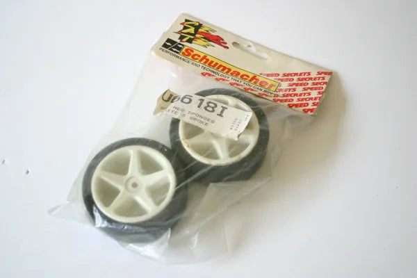 Schumacher U6618i SST Medium Sponges - White 5 Spoke - U6618