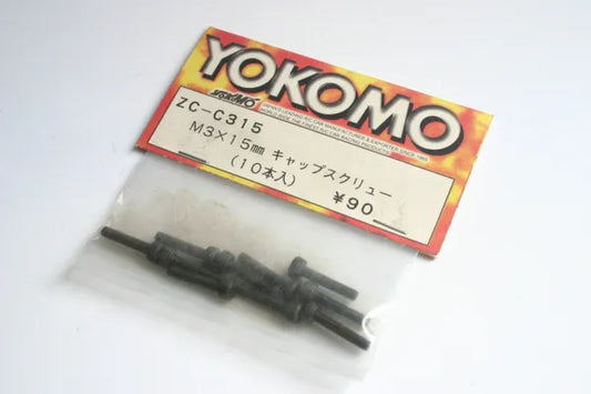 Yokomo YZ-10 M3 x 15mm Cap Head Screws - ZC-C315
