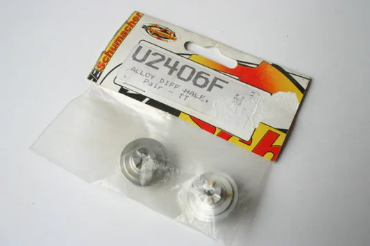 Schumacher Alloy Diff Halfs (Pair) For TT - U2406 U2406F