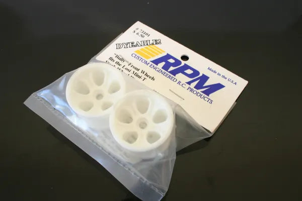 RPM Bully Front Wheels For Losi Mini-T (Stock Wheel Diameter - White) - 73101