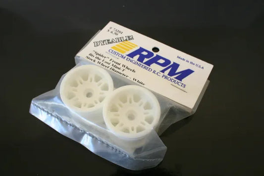 RPM Spider Front Wheels For Losi Mini-T (Stock Wheel Diameter - White) - 73201