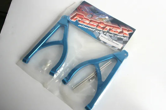 Fastrax Traxxas Revo Alloy Blue Rear Upper Suspension Arms - FTTX103