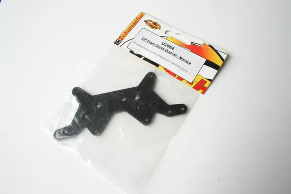 Schumacher Menace Carbon Fiber Front Shock Bracket - U2654