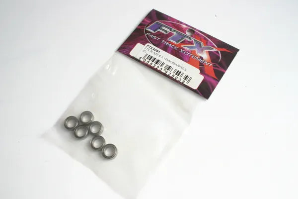 FTX Blaze 8 x 12mm Bearings (6) - FTX4061 LRP Shark Anderson MB4 Duratrax Vendetta