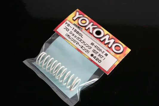 Yokomo Pro Shock Springs Long Type (Orange) - YS-1560L - MR-4TC