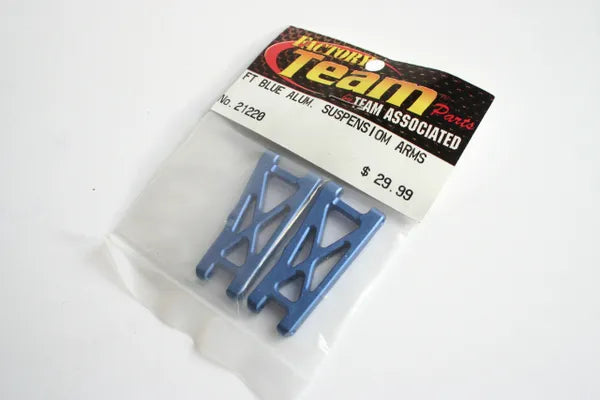 Team Associated Blue Aluminium Suspension Arms / Wishbones RC18T 18T - AS 21220