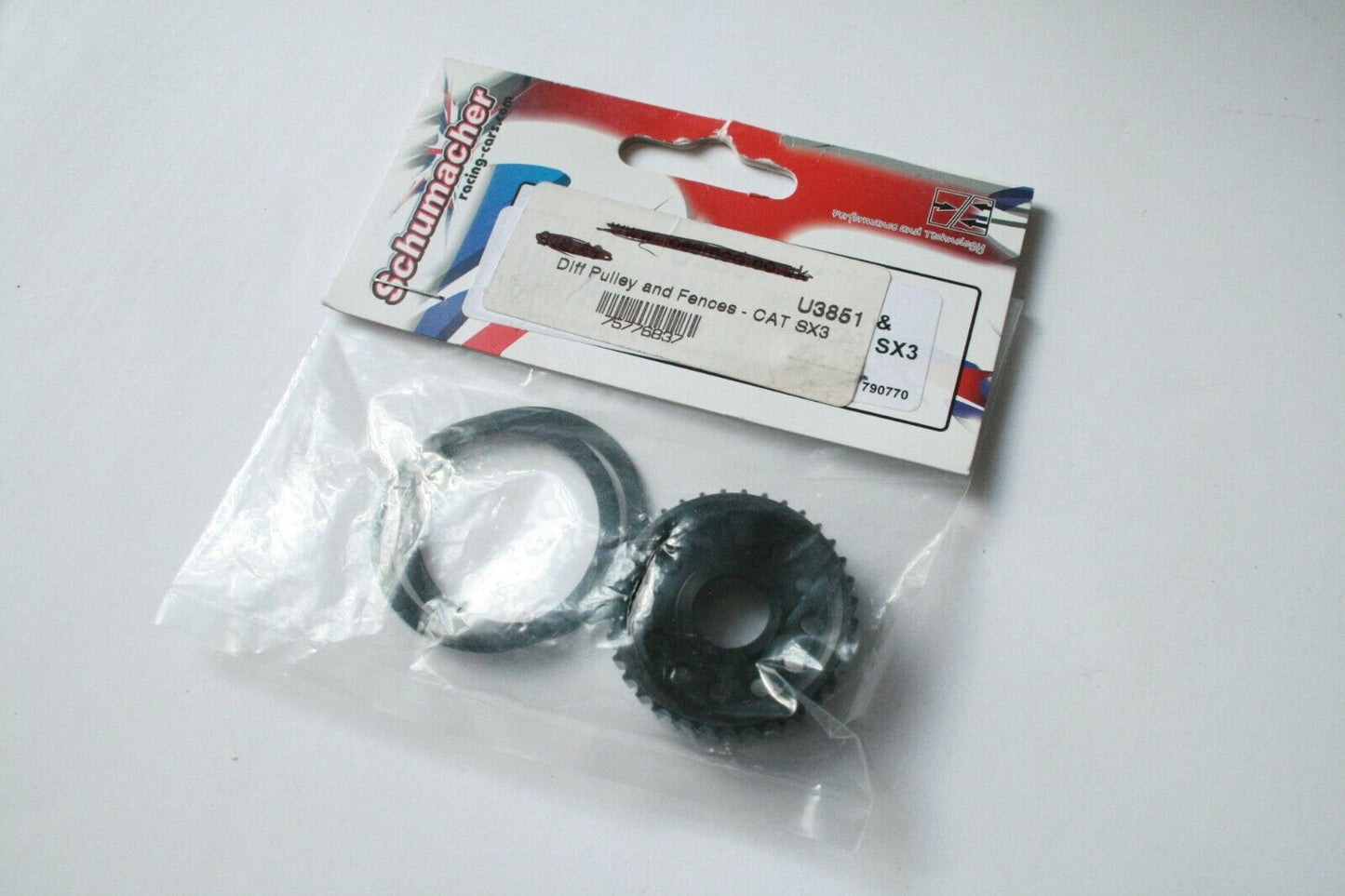 Schumacher CAT SX3 Diff Pulley & Fences - U3851