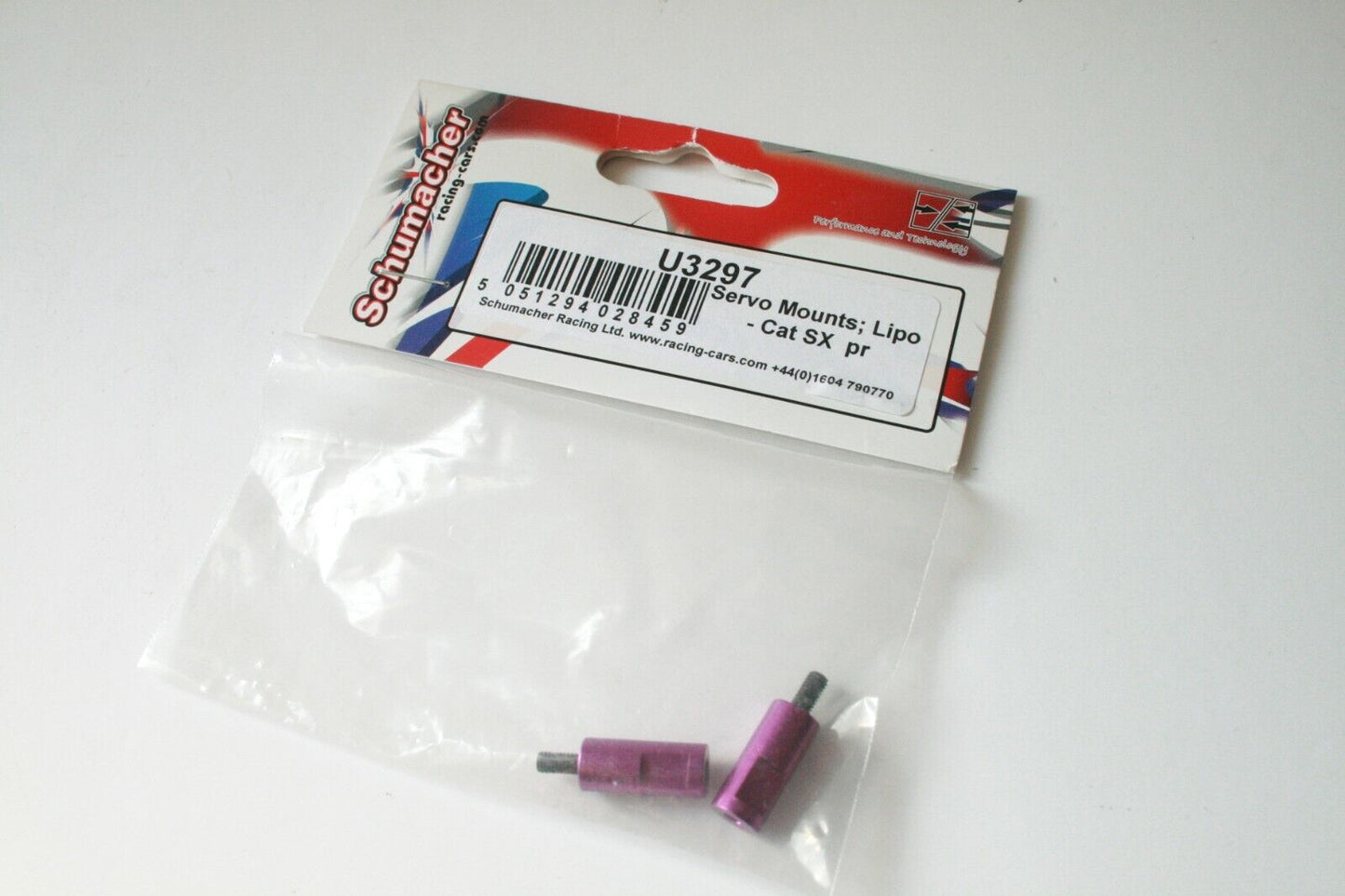 Schumacher Lipo Servo Mounts For CAT SX - U3297