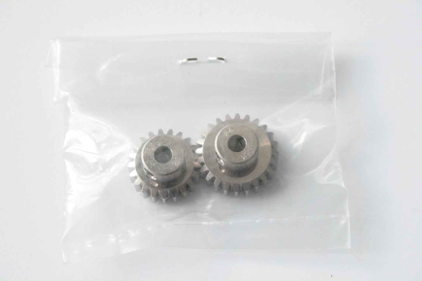 2 x Aluminium 48dp Pinion Gears 21 & 24 Tooth