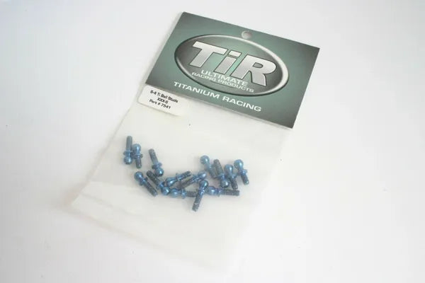 TiR Racing 6-4 Titanium Imperial Ball Stud Set For Losi XXX-S - 7541 XXXS