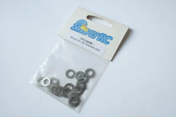 Simply RC M5 Washers (20pcs) - SRC-40006