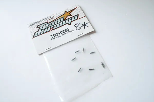 Team Durango TD310239 Pins 1.5x7mm (Incomplete, only 8 in pack)
