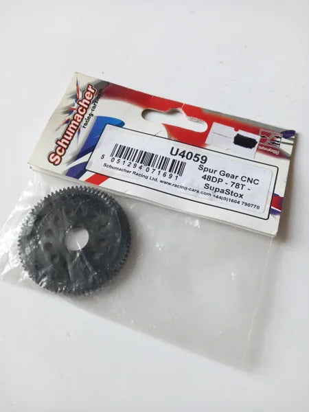 Schumacher U4059 CNC Spur Gear 78 Tooth 48dp For Schumacher Supastox