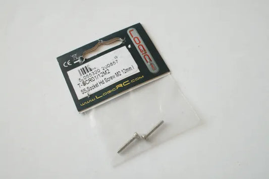 Logic RC Stainless Steel HD M2 x 12mm Socket Head Screws - T-SCR01/12M2