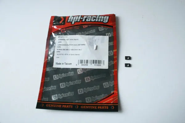 HPI 101266 3mm Steering Nuts (Incomplete, Only 2 nuts in pack) HPI WR8