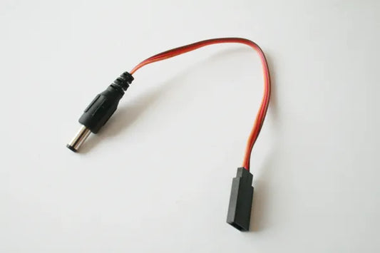 Futaba Female Plug to DC Power 5.5x2.1mm Barrel Male Plug 23CM Wire for Battery