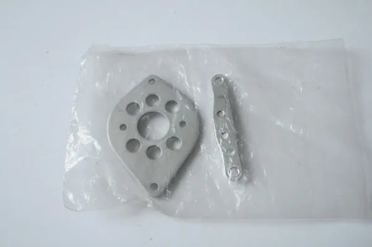 Vintage Unknown Motor Plate & Brace (Might Be Kyosho Or Tamiya?)