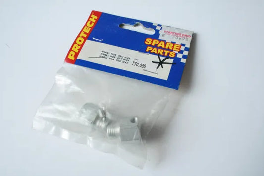Protech Wheel Hubs (2) Promax (Missing Nuts & Grub Screws) - T70.005 ProMAX