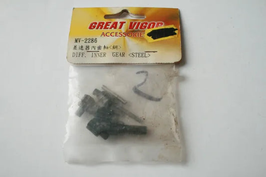 Great Vigor Steel Inner Diff Gears - GV MV2286 (Packet Opened, Part Missing)