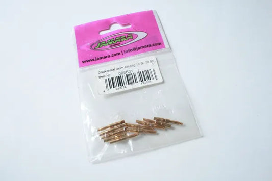 Jamara 2mm Male Gold Connetors (10pcs) - 095631 Plug