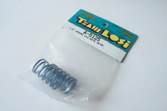 Losi A-5125 1.15" Touring Car Shock Springs 14.6 Rate Blue - Losi A5125 XXXS