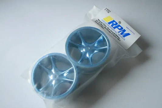 RPM Monster Clawz Blue Chrome Wheels 14mm Hex For Traxxas T-Maxx HPI Savage Associated MGT - RPM 81915