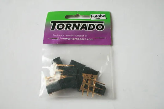 Tornado Replacement Futaba Type Connectors (Gold Plated) Male/Female