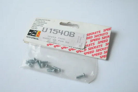 Schumacher U1540B Speed Pack Short M3 Pan Head Screws