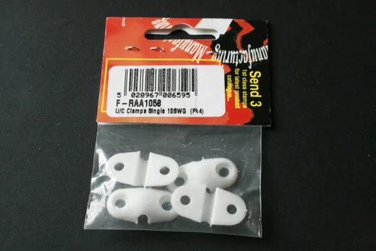 Radio Active U/C Clamps Single 10SWG (Pk 4) - F-RAA1058