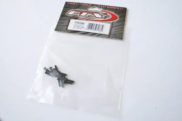 FTX Round Head Self Tapping Screws 2.6 x 10mm (12pcs) - FTX7288